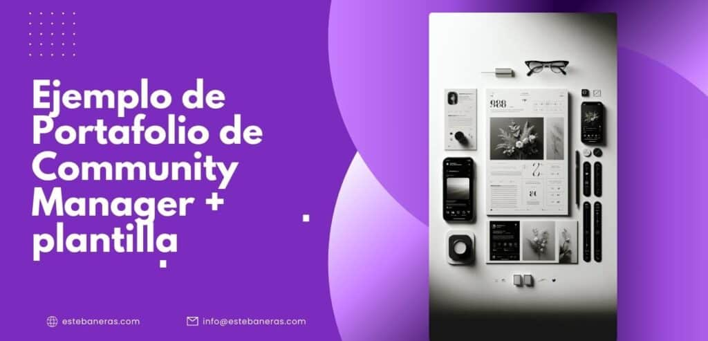 Ejemplo de Portafolio de Community Manager + plantilla